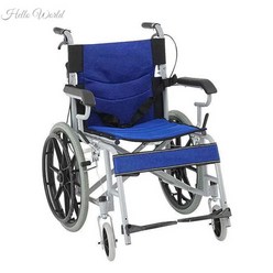 폼내서 장애인전동차 전동휠체어가격 전동 전동차 어르신 전동스쿠터 접이식, 블루 16인치 휠, 1개