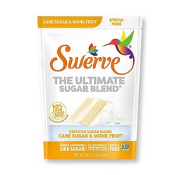 [까미마켓] Swerve 케인 설탕 몽크 과일 저설탕 블렌드 에리스리톨 없음 스테비아 프리 감미료 680.4g(24)