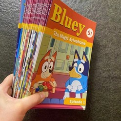 영어원서 Bluey 블루이 시즌1-2 52권세트 TV애니메이션 대본 (음원)