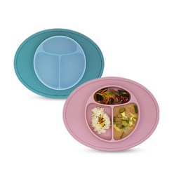 아가프라 실리콘 식판+뚜껑포함 흡착식판 유아식판 4칸식, 실리콘식판(골든오렌지)