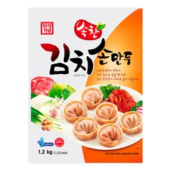 속찬김치손만두 1.2kg, 1개