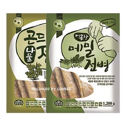 아하식품 매콤한 아하메밀전병 1.2Kg+곤드레나물전병1.2Kg, 1.2kg, 2개