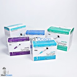 정림 일회용주사기(D/Syringe) 3cc (무침) 판매단위:박스(100개), 1개