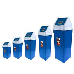제이월드ER 사각쓰레기통 파랑 대형쓰레기통 사이즈별6종, 쓰레기통6호 45리터, 1개