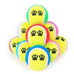 루리펫 꾹꾹이 테니스볼 강아지 공 장난감, 랜덤배송, 1개