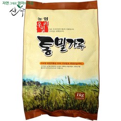 국내산 100% 우리밀 통밀가루 농협, 2개, 1kg