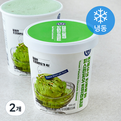 [로켓프레시] 연세우유 전용목장 피스타치오 초코아몬드 아이스크림 (냉동), 474ml, 1개입, 2개
