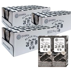 건국유업 두유 검은콩, 190ml, 72개