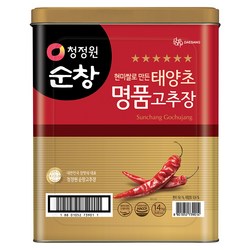 청정원순창 태양초 명품 고추장, 14kg, 1개