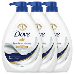 도브 바디워시 대용량 바디클렌저 1000ml 3개