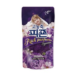 피죤 고농축 시그니처 섬유유연제 리치 퍼퓸 리필 드럼겸용 소확행몰, 300ml, 1개
