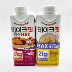 테이크핏 맥스 바나나맛 + 호박고구마맛, 250ml
