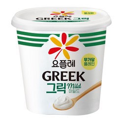 빙그레 요플레 그릭요거트 무가당 플레인