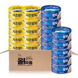 사조 안심따개 참치 100g 2종기획세트(살코기10+마일드10), 1개