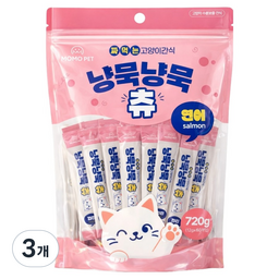 MOMOPET 냥묵냥묵 고양이 대용량 짜먹는 간식 60p