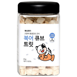 뽀시래기 고양이 큐브 트릿 동결건조간식