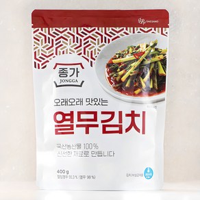 종가 열무김치, 400g, 1개