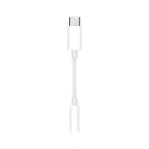 Apple 정품 USB-C to 3.5 mm Headphone Jack Adapte, 화이트, 1개