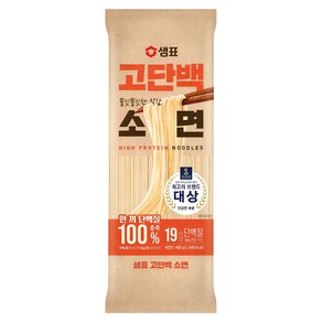 샘표 고단백 소면, 400g, 1개