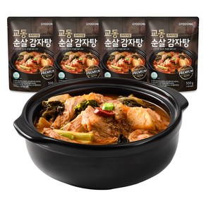 교동식품 프리미엄 순살 감자탕, 500g, 4개