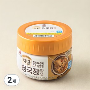 다담 청국장 양념, 530g, 2개