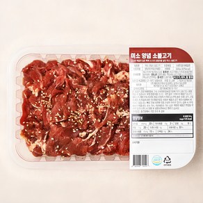 미소 양념 소불고기, 500g, 1개