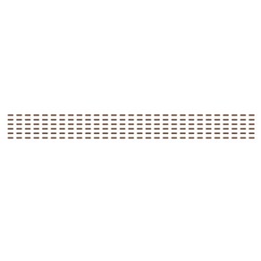 [단비디자인] (LU-M128) 띠스티커/패턴-점선, 다크브라운