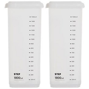 수납이야기 센스 스텝 냉장고 포켓용기 4호 1.8L, 1개입, 2개