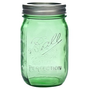볼메이슨 그린자 유리저장병, 473ml, 1개