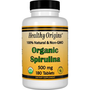 헬시오리진스 스피루리나 500mg 타블렛, 180정, 1개