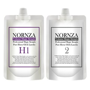 노른자 볼륨매직 스트레이트 파마약 H1 일반모 1제 200g + 2제 200g 세트, 400g, 1세트