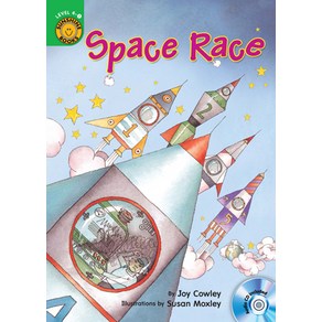 [Compass Publishing]Sunshine Reades Level 4 : Space Race (Papeback + CD 1장), Compass Publishing