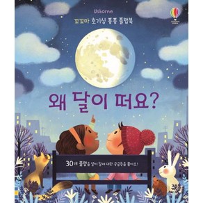 [어스본코리아]왜 달이 떠요?(꼬꼬마 호기심 퐁퐁 플랩북) (30개 플랩을 열어 달에 대한 궁금증을 풀어요!), 어스본코리아