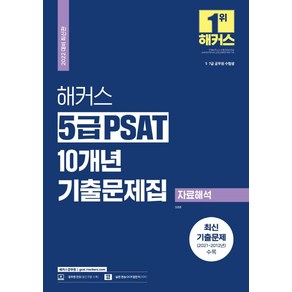 2022 해커스 5급 PSAT 10개년 기출문제집 자료해석