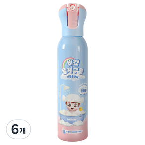 쁘띠누베 비건 뭉게구름 버블 클렌저 베이비파우더, 250ml, 6개