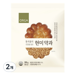 ORGA 현미 약과, 200g, 2개