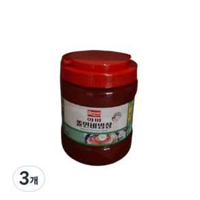 화미 쫄면 비빔장 기타소스, 2kg, 3개