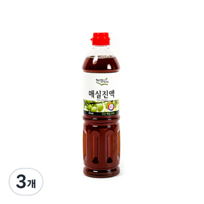 자연의지혜 매실진액, 900ml, 3개