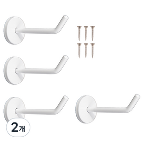 철물대장 스텐 돌출 벽옷걸이 100mm x 4p