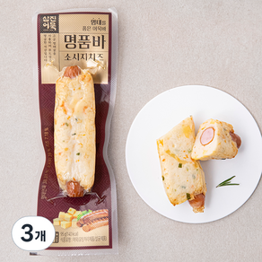 삼진어묵 명품바 소시지치즈, 3개, 95g