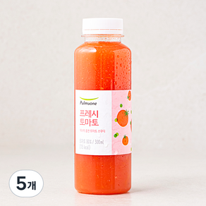 풀무원녹즙 프레시 토마토 주스, 300ml, 5개
