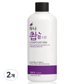 2SOL 촵촵 스킨, 2개, 500ml