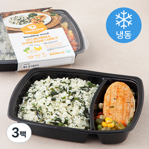 다즐샵 건강한 곤드레 나물밥 & 두부 닭가슴살 스테이크 (냉동), 230g, 3팩