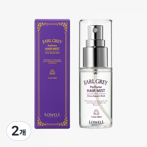 로웰도노 래디언트 퍼퓸 헤어 미스트, 40ml, 2개