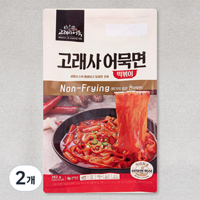 고래사어묵 어묵면 떡볶이, 362g, 2개