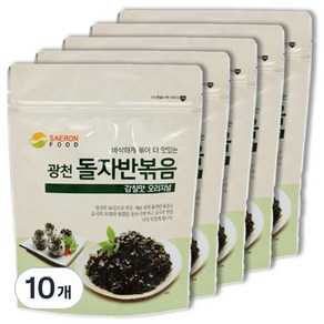 새론 광천 돌자반볶음 감칠맛 오리지널, 70g, 10개