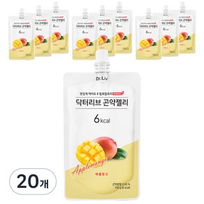 닥터리브 곤약젤리 애플망고맛, 150g, 20개