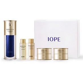 아이오페 슈퍼바이탈 오일블렌딩세럼 40ml + 에멀젼 18ml + 소프너 18ml + 크림 10ml x 2p 세트, 1세트