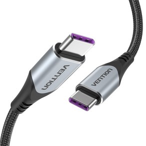 벤션 USB 3.1 Gen2 100W C to C타입 초고속 케이블 TAH, 혼합색상, 0.5m, 1개