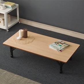조은세상 LPM 접이식 테이블B 1200 x 600 mm, 베이지